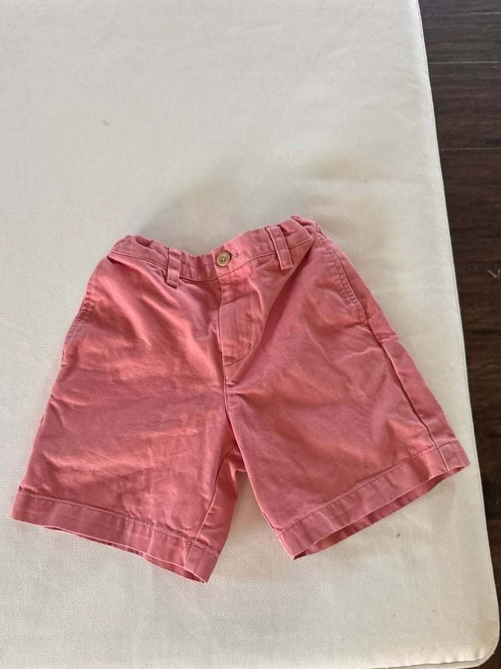Vineyard Vines Boys Salmon Pink Canvas Breaker Shorts Size 6